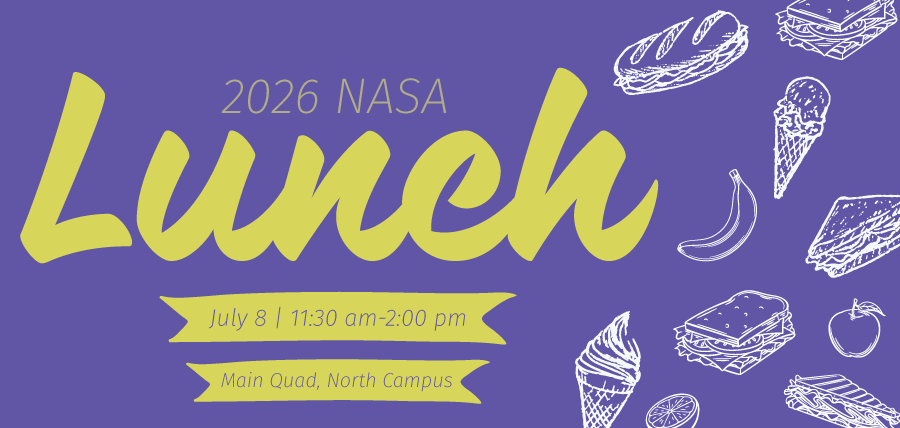 NASA Lunch | July 8, 2026 | 11:30 am - 2:00 pm