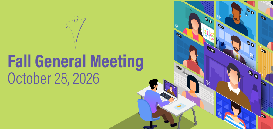 Fall General Meeting | October 28, 2026 | Noon - 1 pm