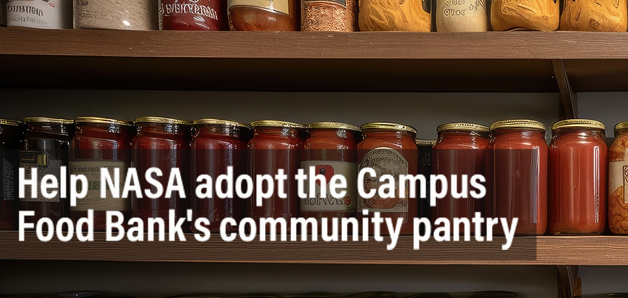 Help NASA adopt the Campus Food Bank's community pantry